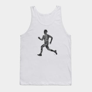 Runner boy black and white Tank Top